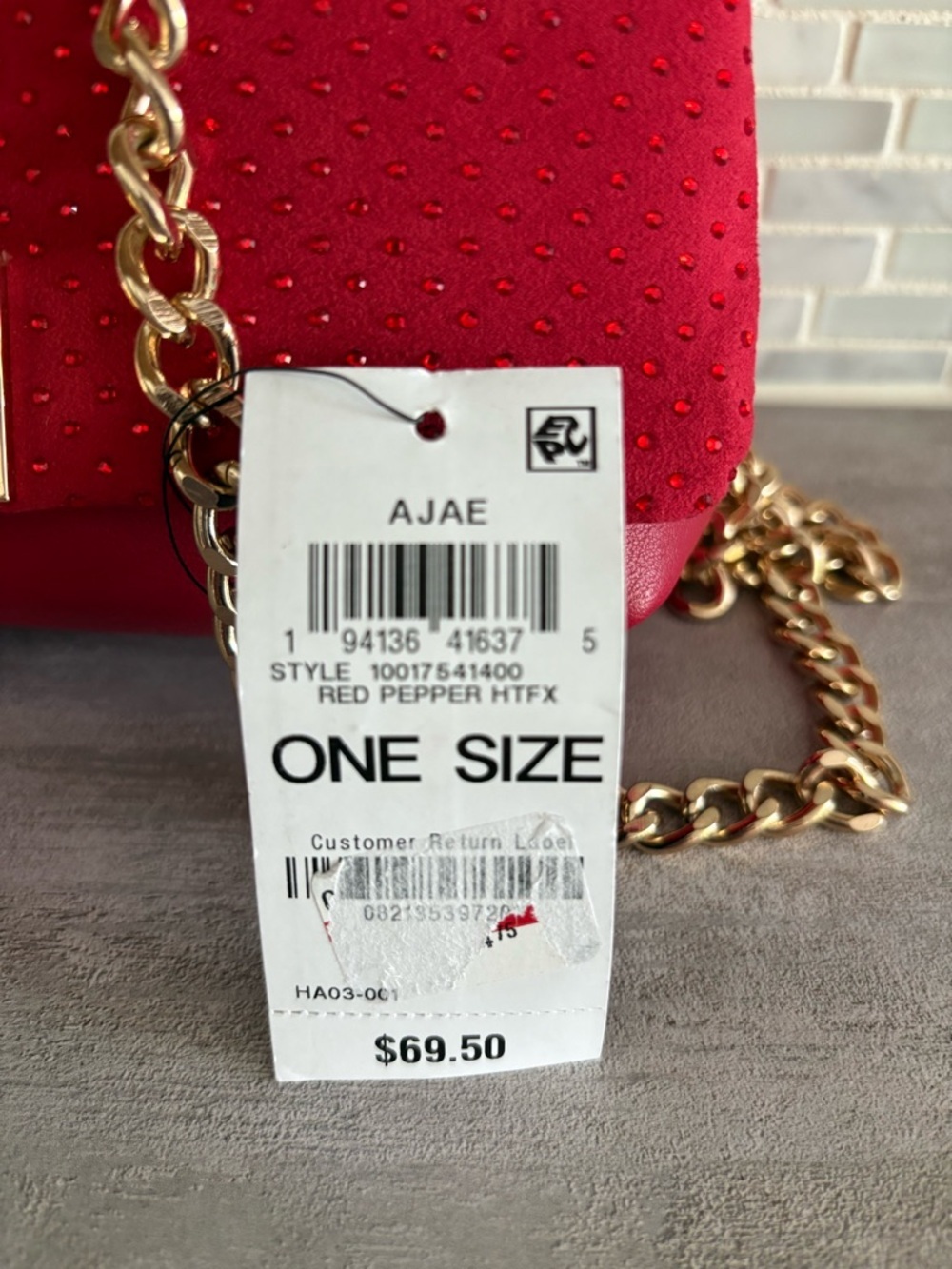 I.N.C. International Concepts Ajae Shoulder Bag Red Pepper - Picture 11 of 11